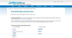 Desktop Screenshot of generator.onbarcode.com